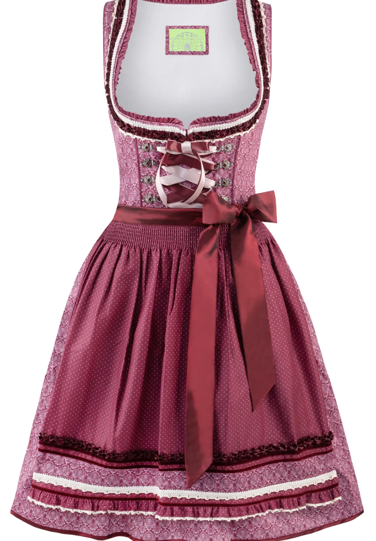Outlet Dirndl Angelica Damen Kurze Dirndl 50-55 Cm