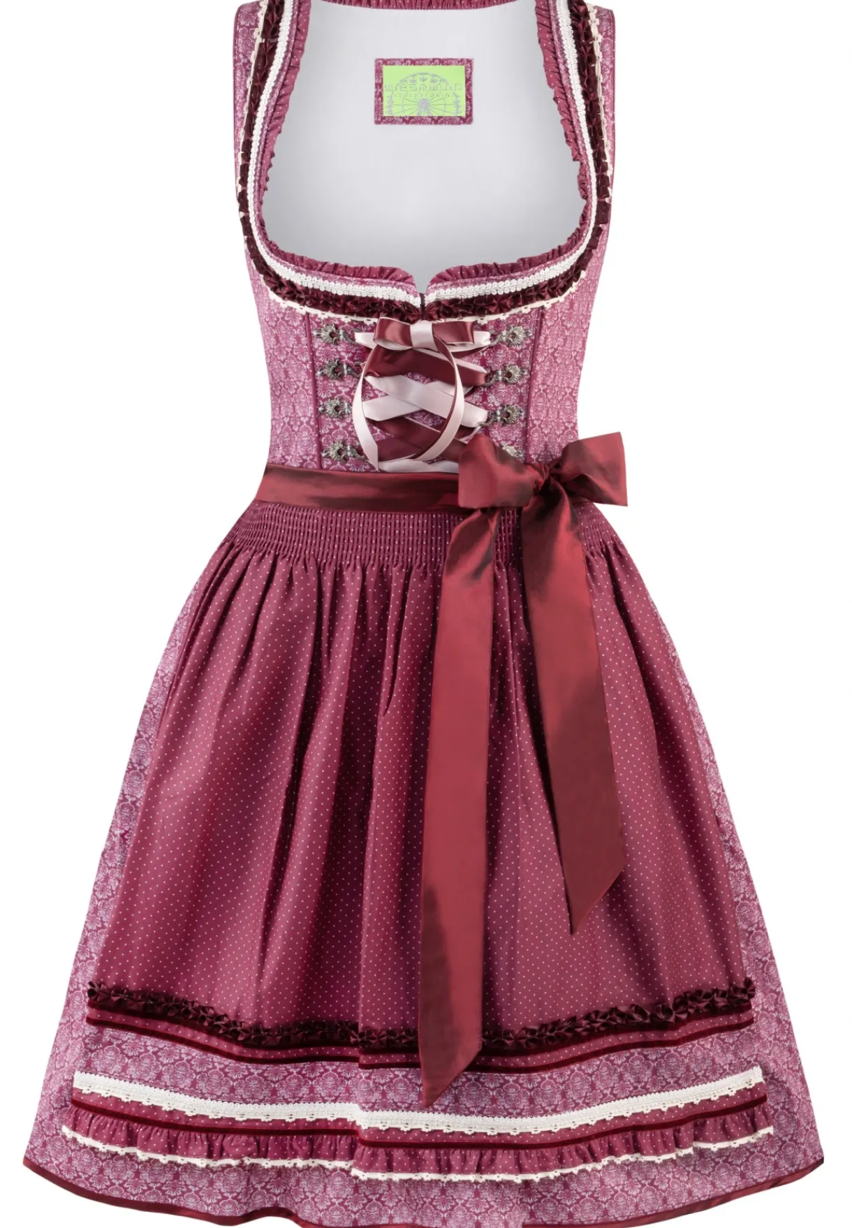 Outlet Dirndl Angelica Damen Kurze Dirndl 50-55 Cm