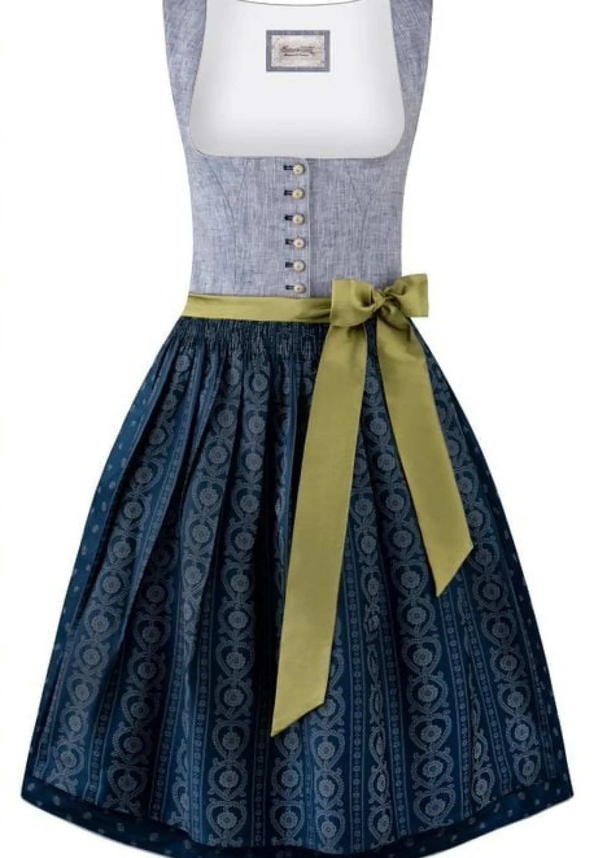Hot Dirndl Eleen Damen Midi Dirndl 60-65 Cm