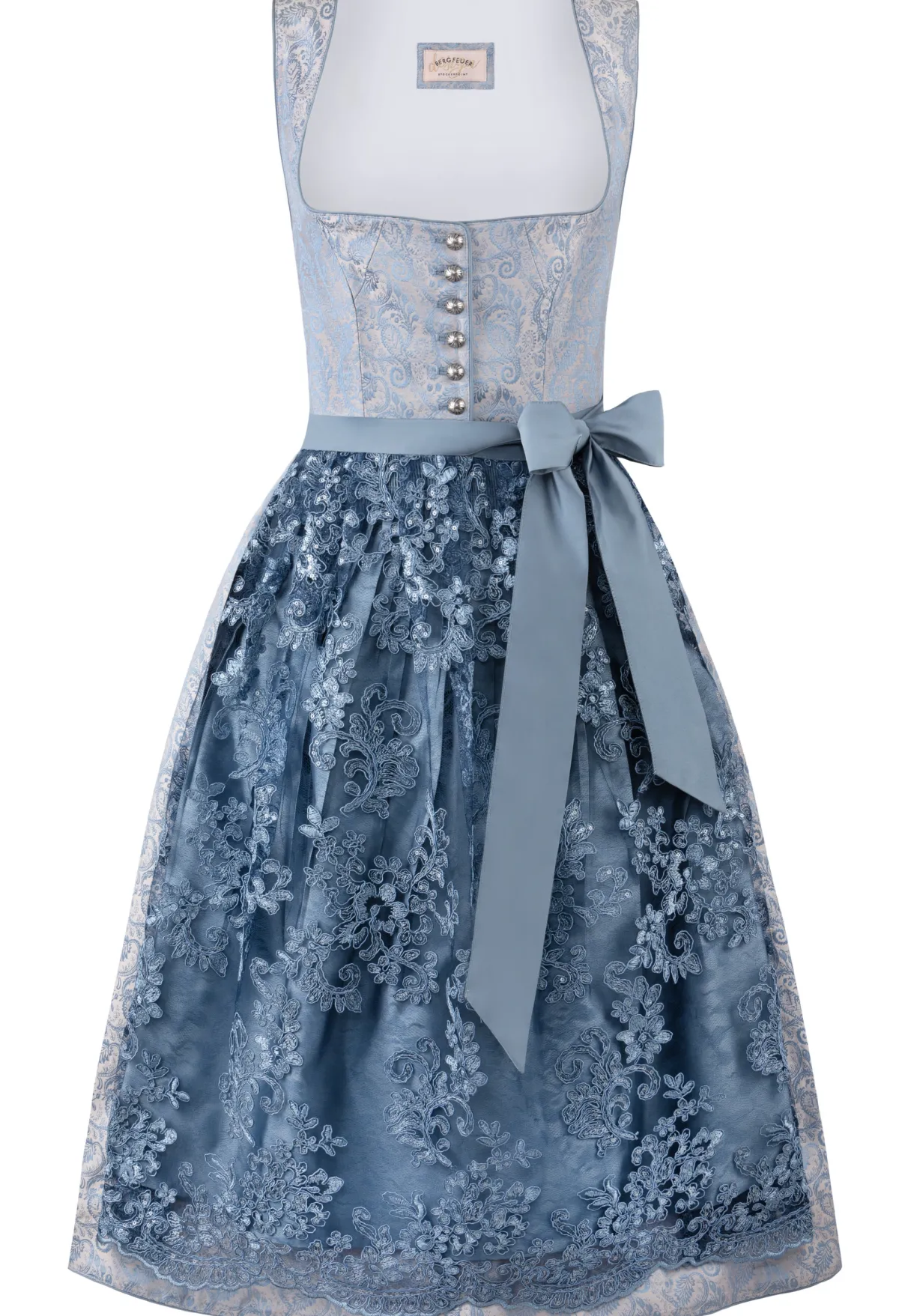Best Dirndl Sidonia Damen Lange Dirndl 70-96 Cm