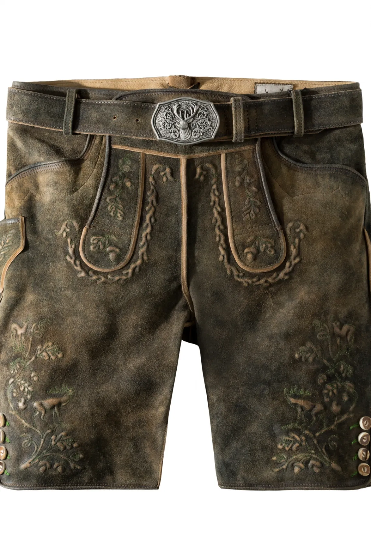 Online Hose Alfredo Herren Kurze Lederhosen