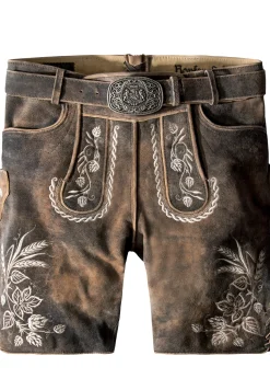 Online Hose Almbru00e4u Herren Kurze Lederhosen