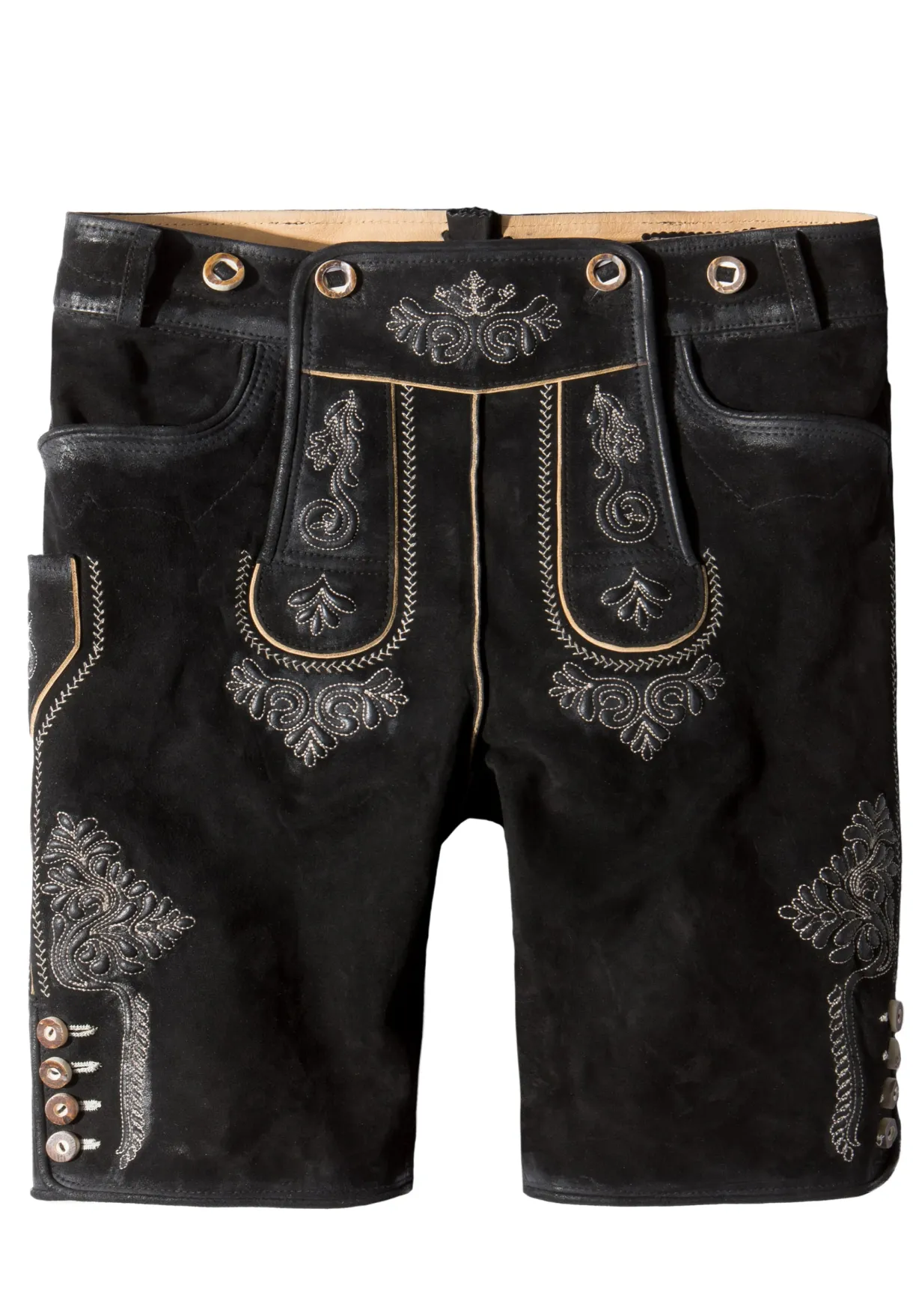 New Hose Beppo4 Herren Kurze Lederhosen