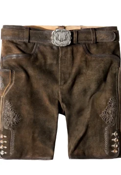 Outlet Hose Corbi4 Herren Kurze Lederhosen