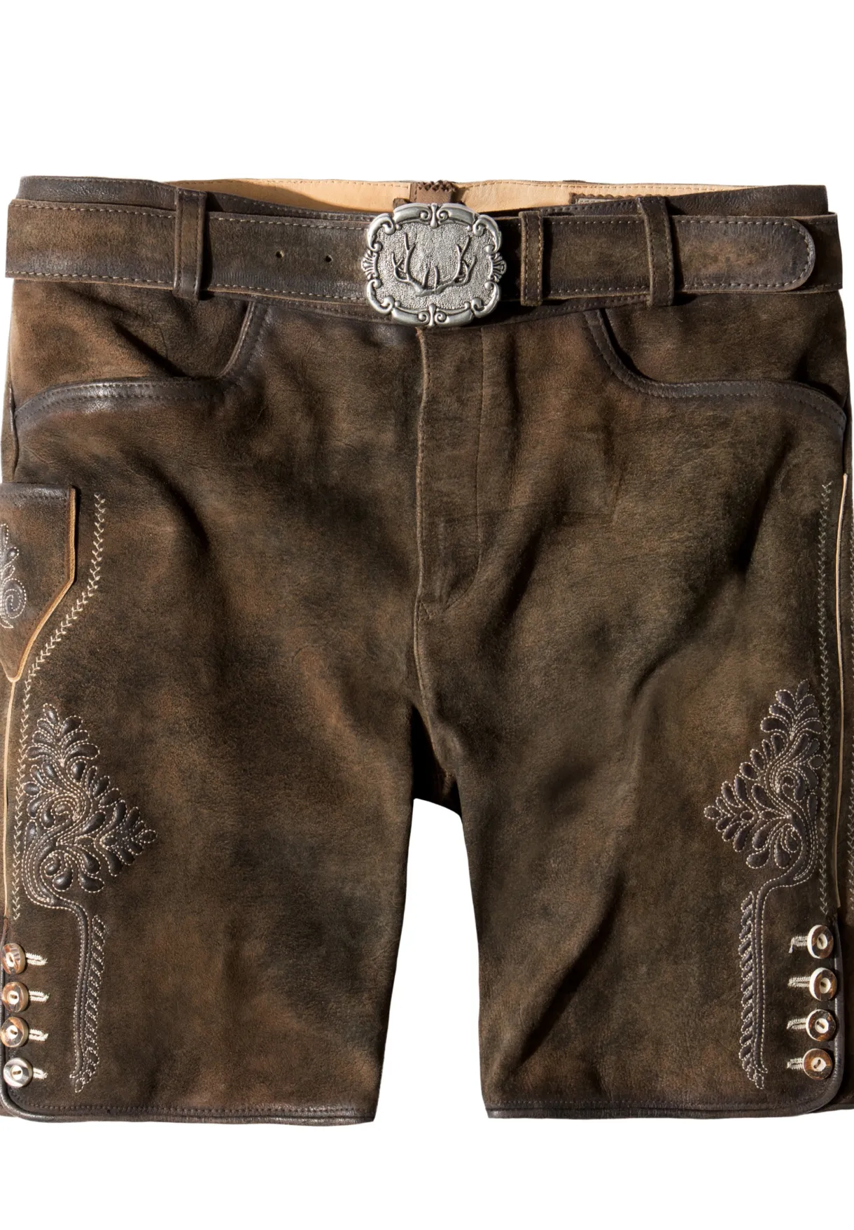 Outlet Hose Corbi4 Herren Kurze Lederhosen