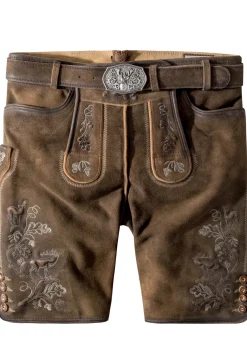 Fashion Lederhose Bastian Herren Kurze Lederhosen