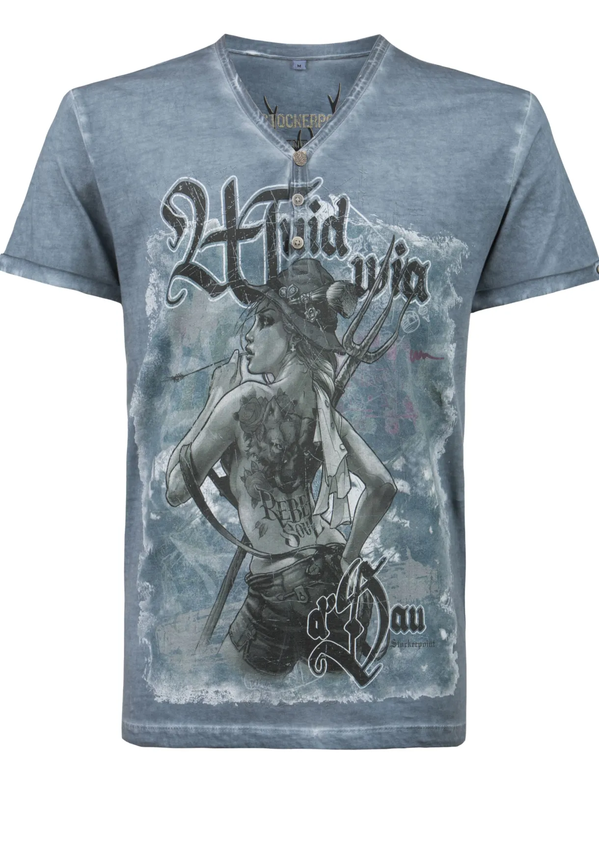 Hot Shirt Rebel Soul Herren Trachtenshirts
